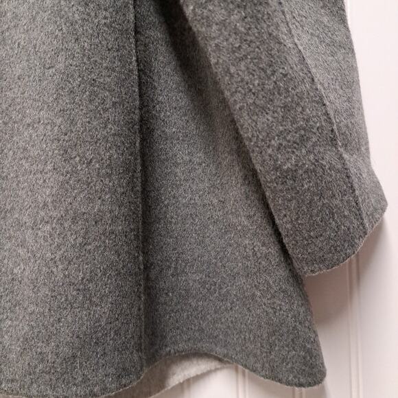 Talbots Blazer Jacket Womens Plus 18W Two Tone Gray Wool Blend Fleece Soft Cozy - Picture 12 of 15